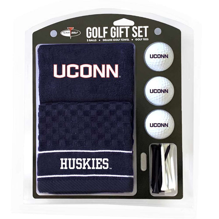 Connecticut Huskies Golf Embroidered Towel Gift Set 25820