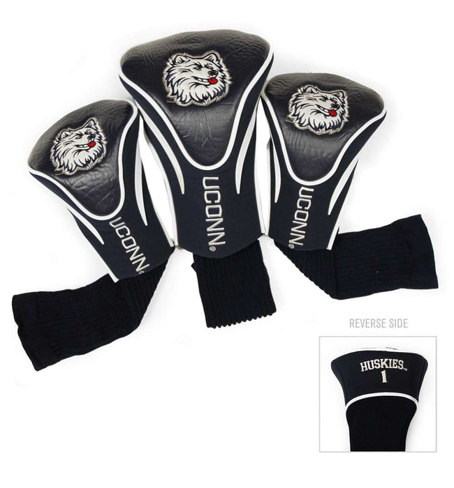Connecticut Uconn Huskies  Golf Club Headcover - Set of 3 (Driver,Fairway,Hybrid)
