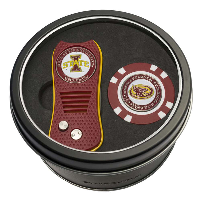 Iowa State University Cyclones Golf Tin Set - Switchblade, Golf Chip