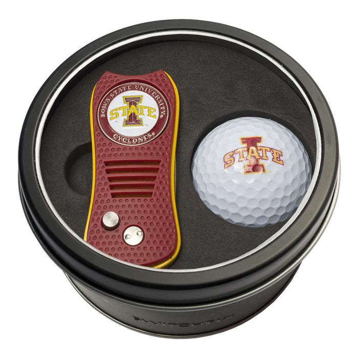 Iowa State University Cyclones Golf Tin Set - Switchblade, Golf Ball