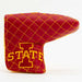 Iowa State Cyclones Quilted Mallet Putter Cover (SPLIT)