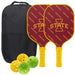 Iowa State Cyclones Carbon Fiber Pickleball Paddle Set