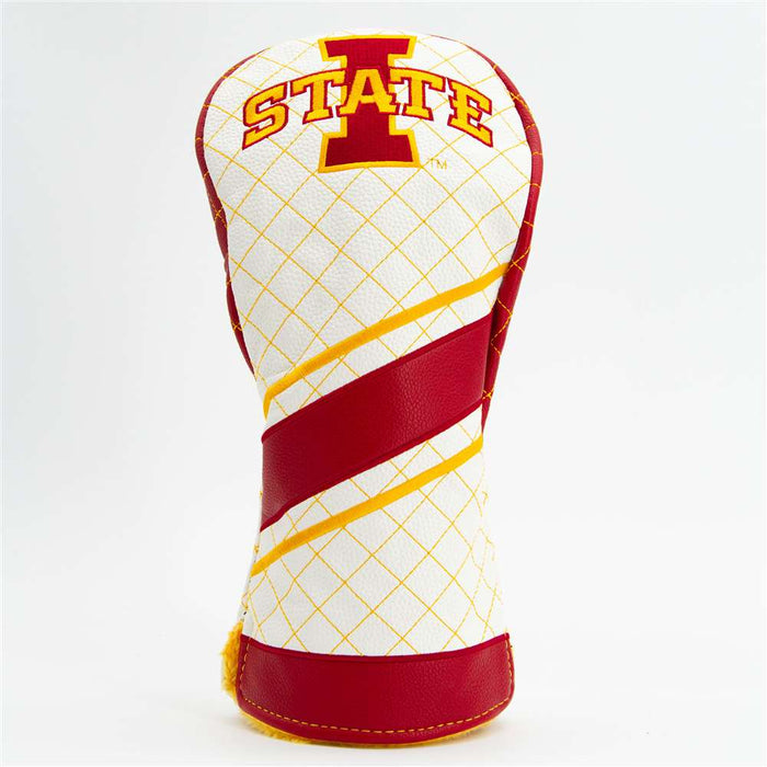 Iowa State Cyclones Quilted Driver Headcover (STRIPED)