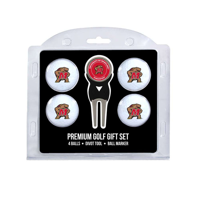 Maryland Terrapins Golf 4 Ball Gift Set 26006