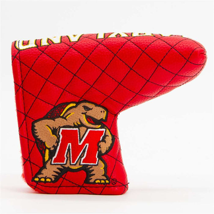 Maryland Terrapins Quilted Mallet Putter Cover (SOLID)