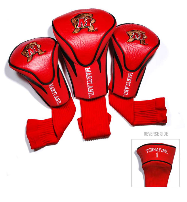 Maryland Terrapins  Golf Club Headcover - Set of 3 (Driver,Fairway,Hybrid)