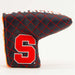 Syracuse Orange Quilted Mallet Putter Cover (SPLIT)