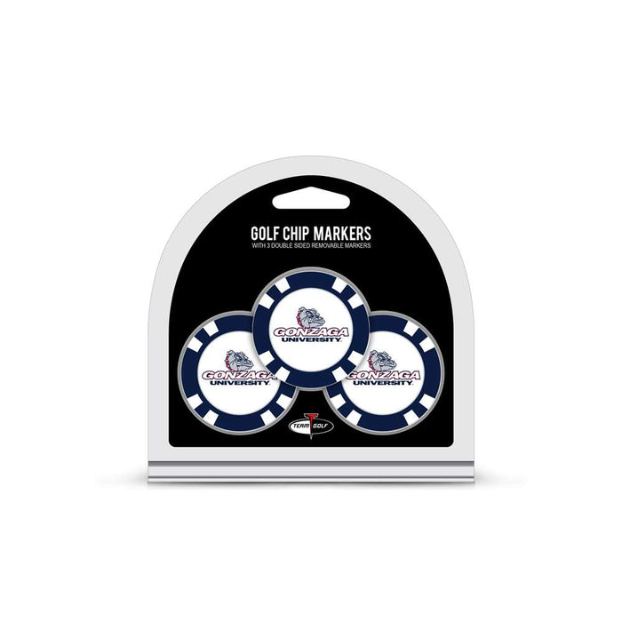 Gonzaga University Zags Bulldogs Golf 3 Pack Golf Chip 26488
