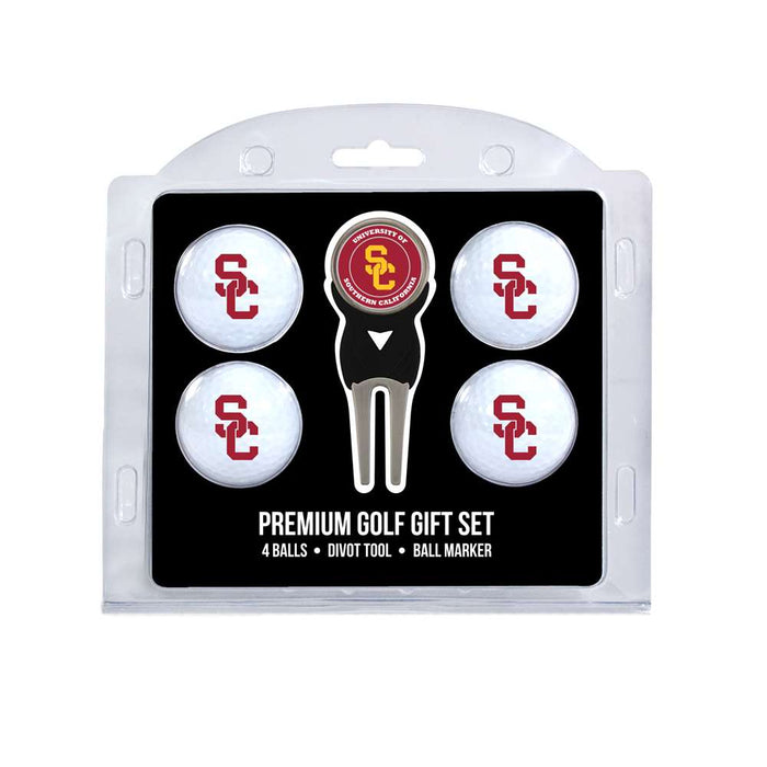 Southern California USC Trojans Golf 4 Ball Gift Set 27206