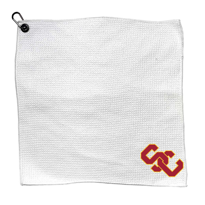 Southern California USC Trojans Microfiber Towel - 15" x 15" (White)