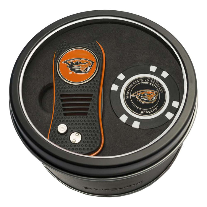 Oregon State University Beavers Golf Tin Set - Switchblade, Golf Chip