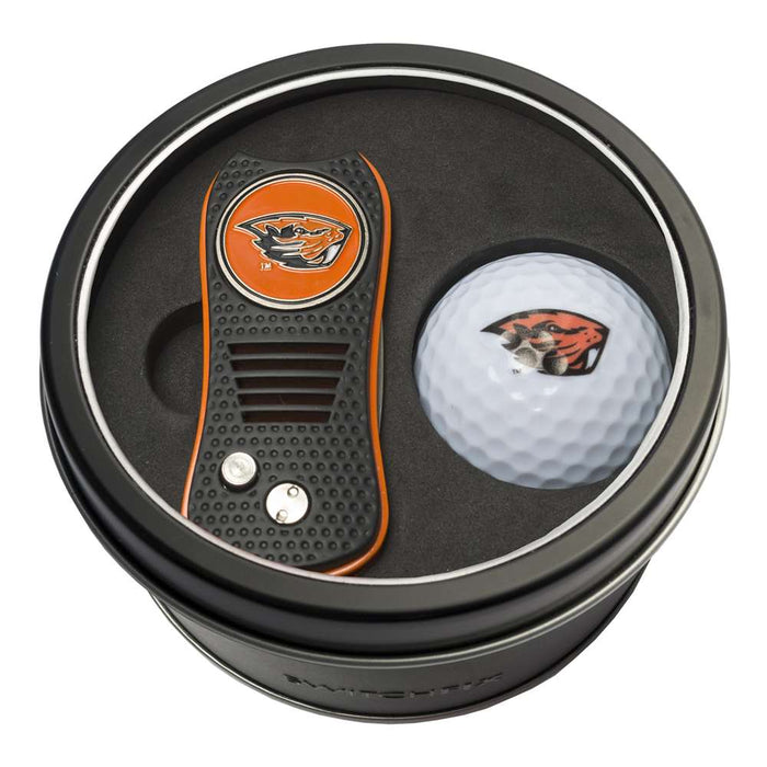 Oregon State University Beavers Golf Tin Set - Switchblade, Golf Ball