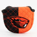 Oregon State Beavers Quited Blade Putter Cover (SPLIT)