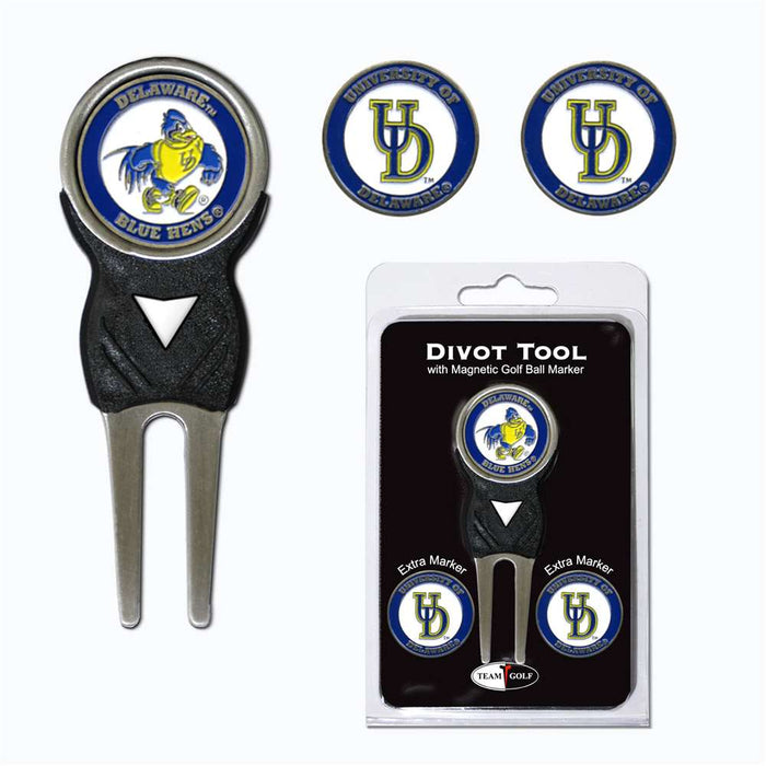 Delaware Blue Hens Golf Signature Divot Tool Pack  28345