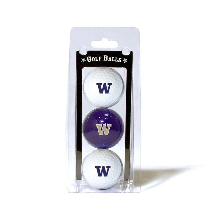 Washington Huskies Golf 3 Ball Pack 28505