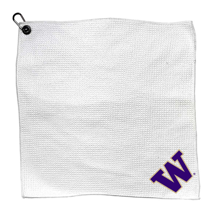 Washington Huskies Microfiber Towel - 15" x 15" (White)