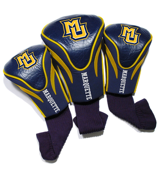 Marquette  Golden Eagles Golf Club Headcover - Set of 3 (Driver,Fairway,Hybrid)