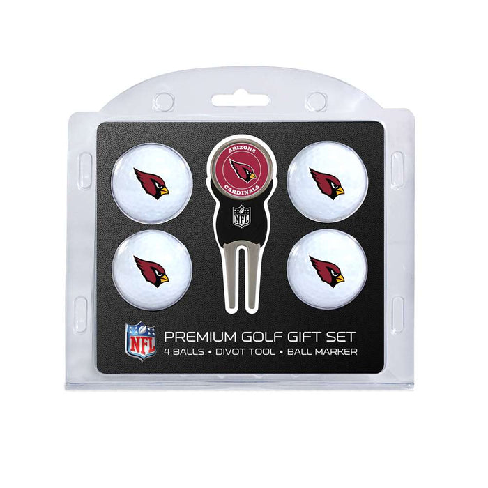 Arizona Cardinals Golf 4 Ball Gift Set 30006