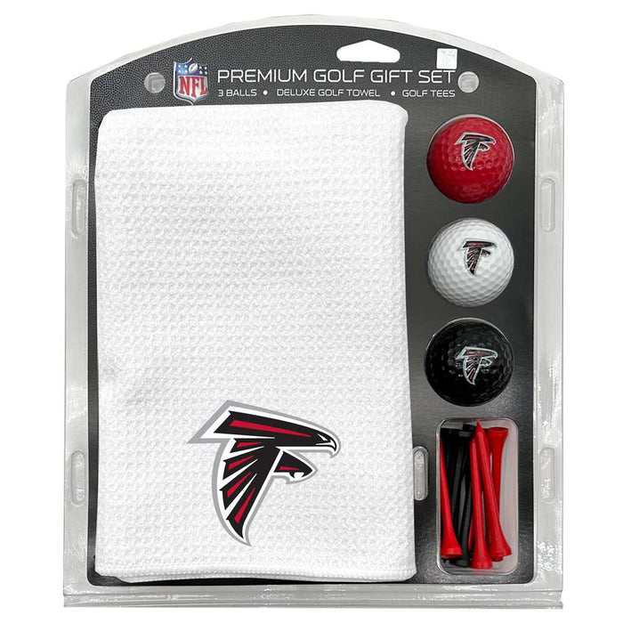 Atlanta Falcons 16" X 40" Microfiber Towel Golf Gift Set - White