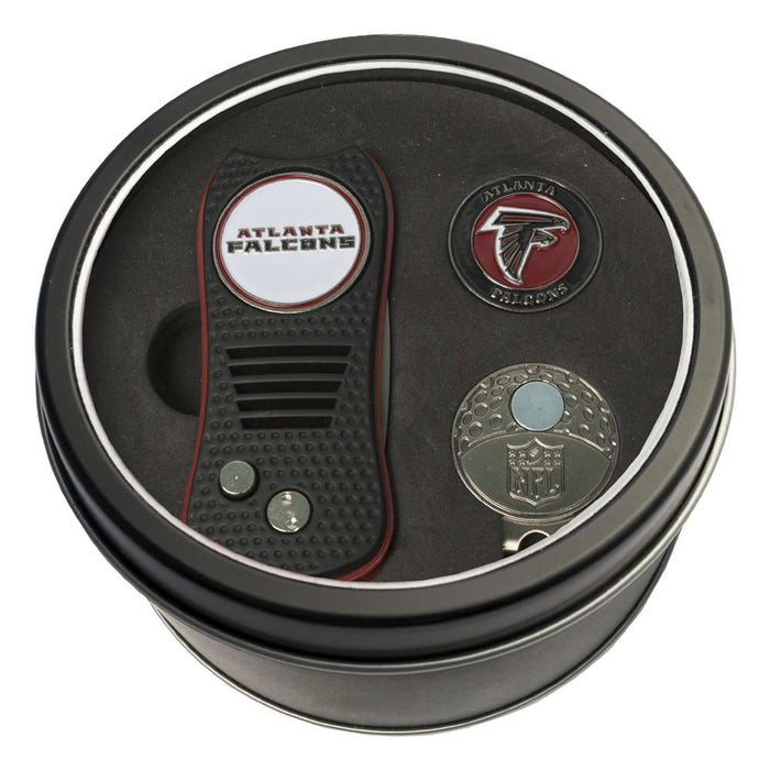 Atlanta Falcons Golf Tin Set - Switchblade, Cap Clip, Marker 30157