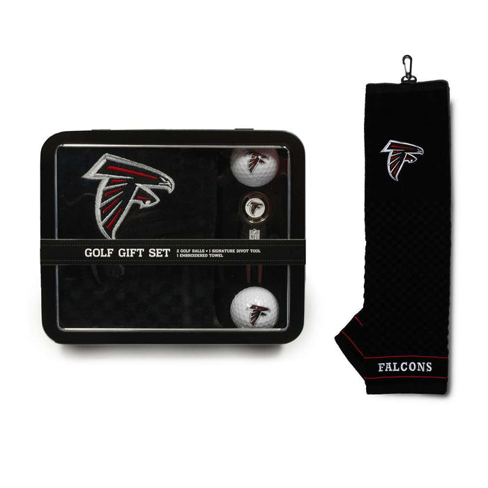 ATLANTA FALCONS Golf Towel, Balls, Divot Tool Gift Set