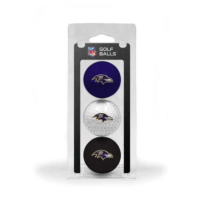 Baltimore Ravens Golf 3 Ball Pack 30205