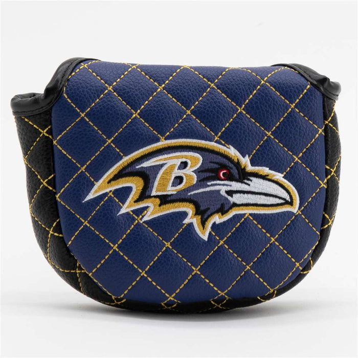 Baltimore Ravens Quited Blade Putter Cover (SOLID)