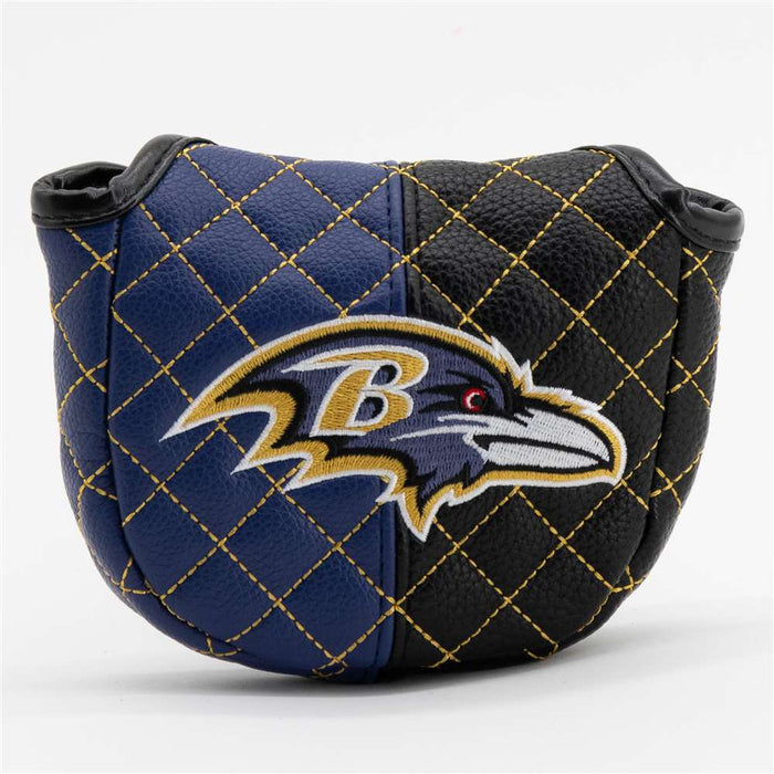 Baltimore Ravens Quited Blade Putter Cover (SPLIT)