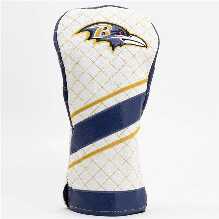 Baltimore Ravens Quilted Driver Headcover (STRIPED)