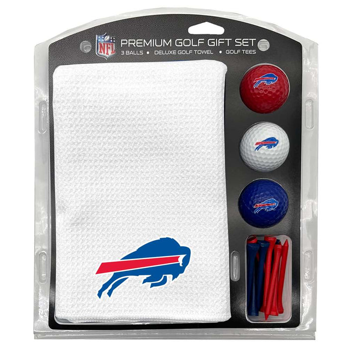 Buffalo Bills 16" X 40" Microfiber Towel Golf Gift Set - White