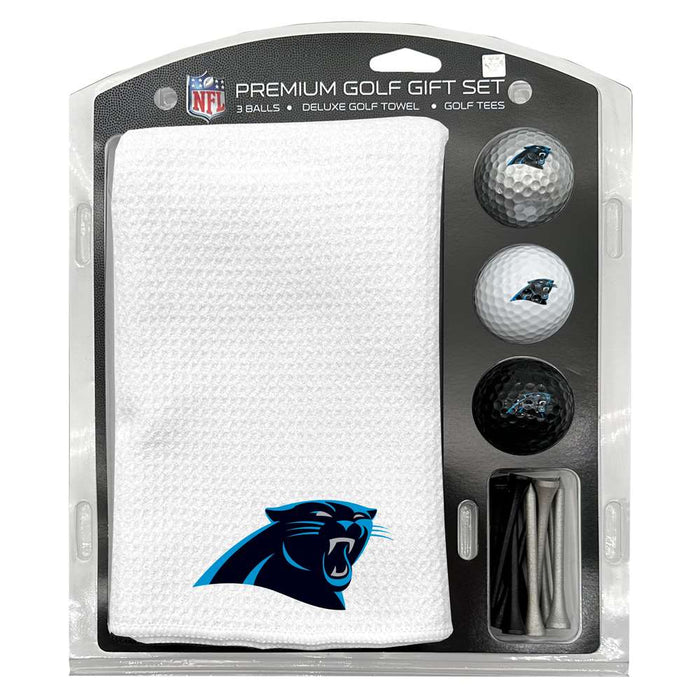 Carolina Panthers 16" X 40" Microfiber Towel Golf Gift Set - White