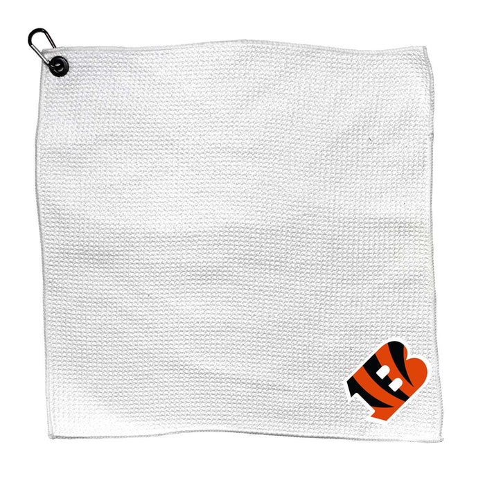 Cincinnati Bengals Microfiber Towel - 15" x 15" (White)