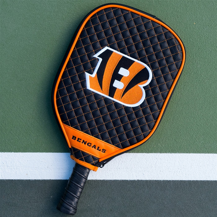 Cincinnati Bengals Quilted Pickleball Paddle Cover