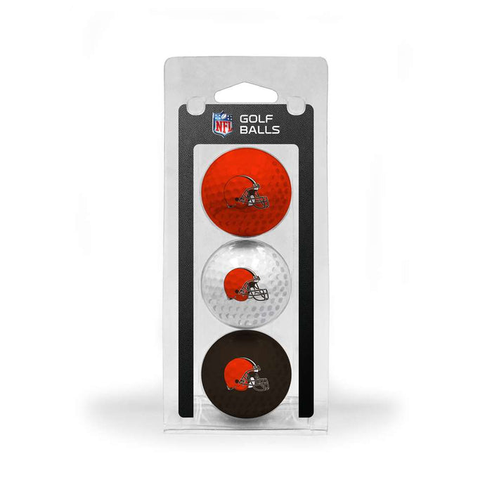 Cleveland Browns Golf 3 Ball Pack 30705