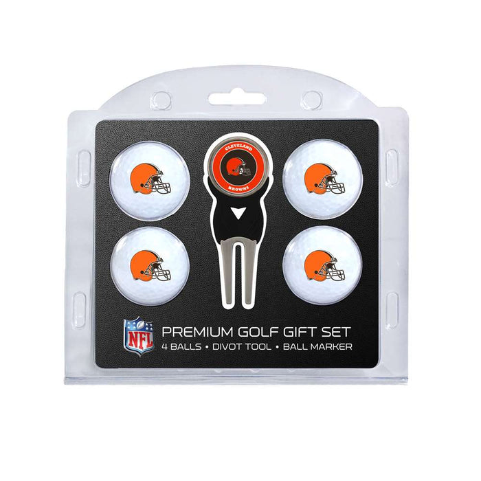 Cleveland Browns Golf 4 Ball Gift Set 30706