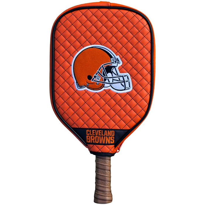 Cleveland Browns Quilted Pickleball Paddle Cover