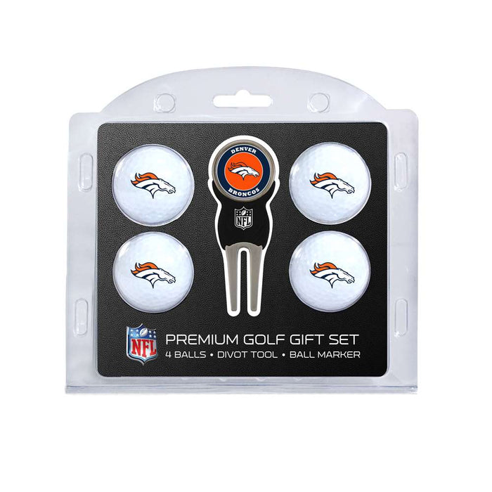 Denver Broncos Golf 4 Ball Gift Set 30806