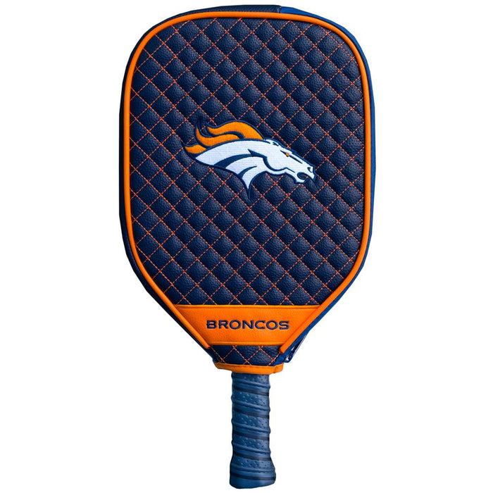 Denver Broncos Quilted Pickleball Paddle Cover