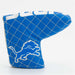 Detroit Lions Quilted Mallet Putter Cover (SOLID)