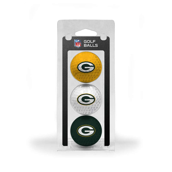 Green Bay Packers Golf 3 Ball Pack 31005