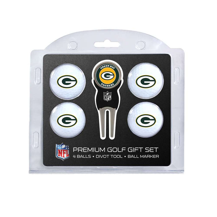 Green Bay Packers Golf 4 Ball Gift Set 31006