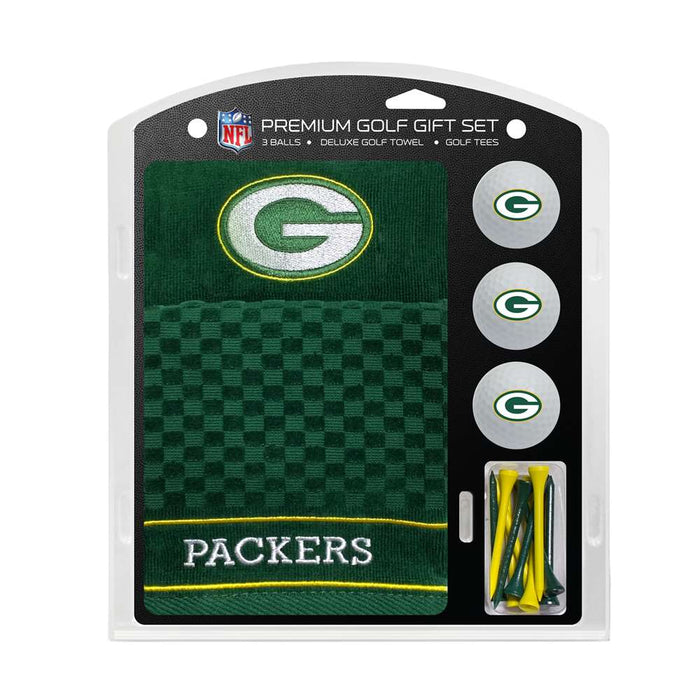 Green Bay Packers Golf Embroidered Towel Gift Set 31020