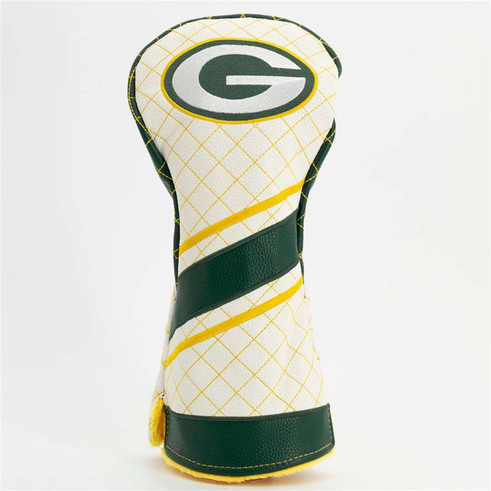 Green Bay Packers Quilted Driver Headcover (STRIPED)