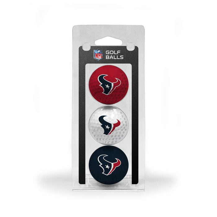 Houston Texans Golf 3 Ball Pack 31105