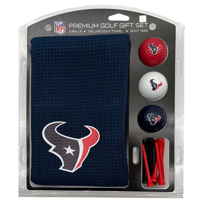 Houston Texans 16" X 40" Microfiber Towel Golf Gift Set