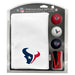 Houston Texans 16" X 40" Microfiber Towel Golf Gift Set - White