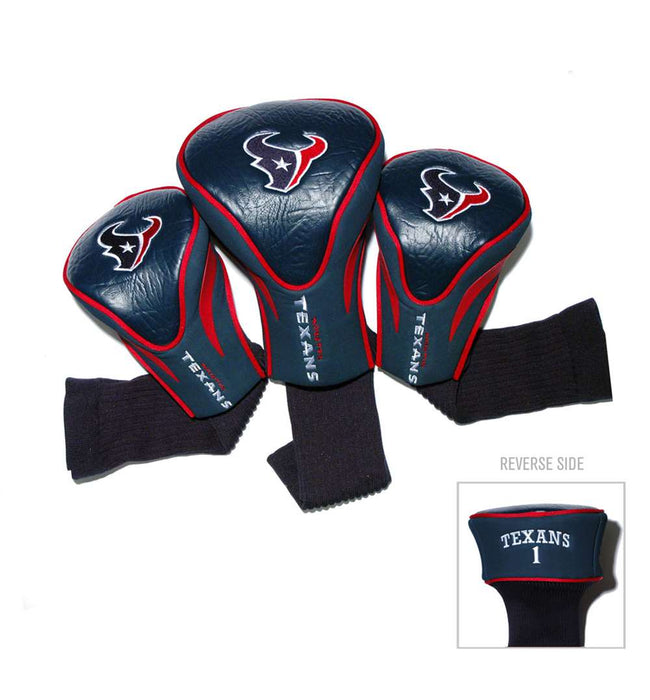 Houston Texans  Golf Club Headcover - Set of 3 (Driver,Fairway,Hybrid)