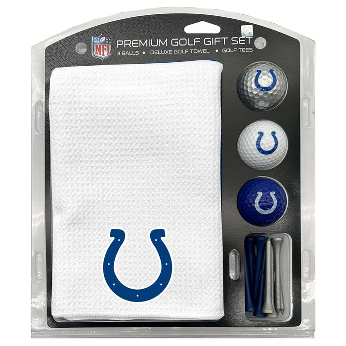Indianapolis Colts 16" X 40" Microfiber Towel Golf Gift Set - White