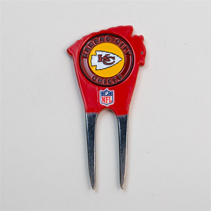 Kansas City Chiefs Custom Shaped Divot Tool