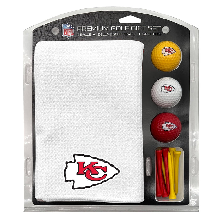 Kansas City Chiefs 16" X 40" Microfiber Towel Golf Gift Set - White